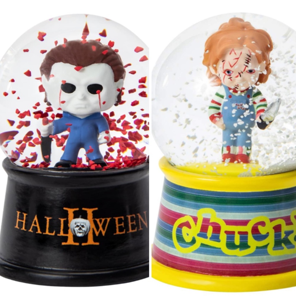 Michael Myers and Chucky Snow Globes
